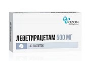 Купить леветирацетам, таблетки, покрытые пленочной оболочкой 500мг, 30 шт в Семенове