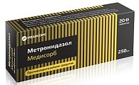 Купить метронидазол медисорб, таблетки 250мг, 20 шт в Семенове