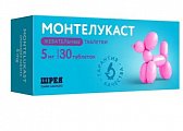 Купить монтелукаст, таблетки жевательные 5мг, 30 шт в Семенове