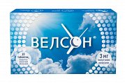 Купить велсон, таблетки покрытые пленочной оболочкой 3 мг, 10 шт в Семенове