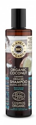 Купить planeta organica (планета органика) organic coconut шампунь для волос, 280мл в Семенове