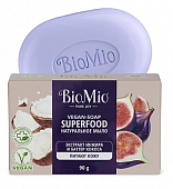 Купить biomio (биомио) bio-soap superfood мыло натуральное с экстрактом инжира и баттером кокоса 90 г в Семенове