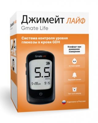 Купить глюкометр gmate life (джимейт лайф), комплект в Семенове