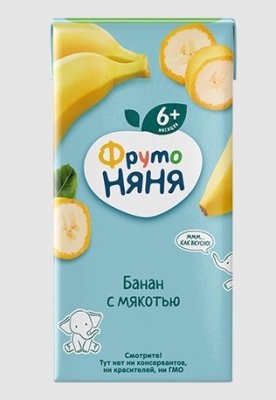 Купить фрутоняня нектар банан с мяк. 200мл (лебедянский оао экз, россия) в Семенове