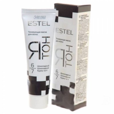 Купить estel (эстель) маска для волос тонирующая ятон 60 мл тон 6/7 шоколад в Семенове