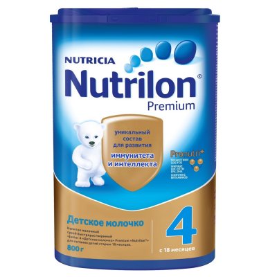 Купить nutrilon junior premium 4 (нутрилон) сухая смесь детская с 18 месяцев, 800г в Семенове
