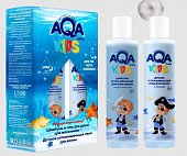 Купить aqa baby (аква беби) kids набор: шампунь и гель для душа для мальчиков с морскими минералами 200 мл+пена для ванны с лавандой 200 мл в Семенове