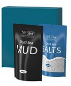 Купить доктор сиа (dr.sea) набор целебные дары мертвого моря: соль для ванн 500г+минеральная черная грязь 600г в Семенове