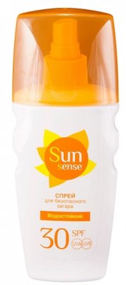 Купить sun sense (сан сенс) спрей для безопасного загара spf 30+, 160мл в Семенове