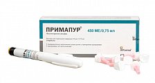Купить примапур, раствор для подкожного введения 33мкг/0,75мл, шприц-ручка, 1 шт в Семенове