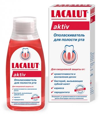 Купить lacalut (лакалют) ополаскиватель актив, 300мл в Семенове