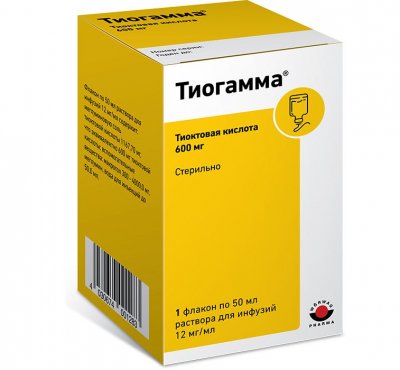 Купить тиогамма, раствор для инфузий 12мг/мл, флакон 50мл в Семенове