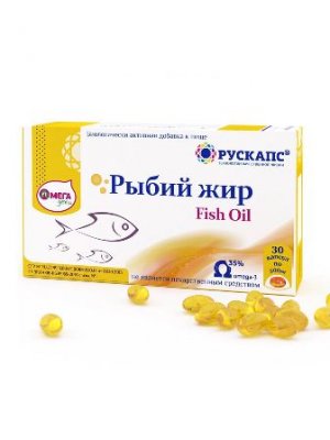 Купить рыбий жир омега-3 омегадети, капсулы 500мг, 30 шт бад в Семенове
