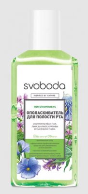 Купить svoboda natural (свобода натурал) ополаскиватель для полости рта фитокомплекс, фл 300 мл в Семенове