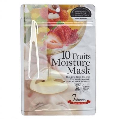 Купить japan gals (джапан галс) маска 10 фруктов pure5 essential, 7 шт в Семенове