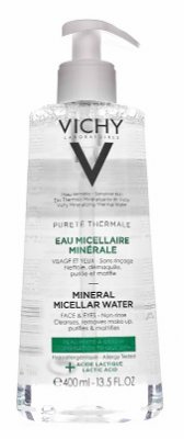 Купить виши пюр термаль (vichy purete thermale) мицеллярная вода с минералами для жирной кожи 400мл в Семенове