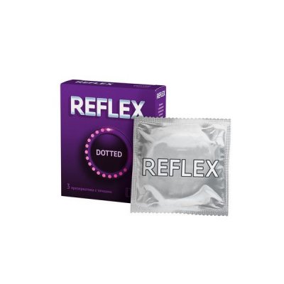 Купить рефлекс (reflex) презервативы с точками dotted 3 шт в Семенове