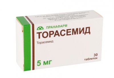 Купить торасемид, таблетки 5мг, 30 шт в Семенове