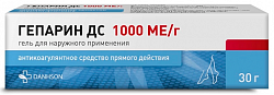 Купить гепарин дс, гель для наружного применения 1000ме/г, 30 г в Семенове
