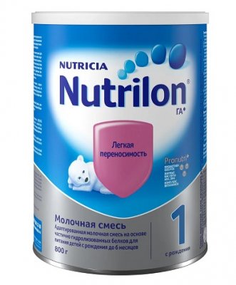 Купить nutrilon 1 (нутрилон) гипоаллергенный сухая смесь детская с рождения, 800г в Семенове