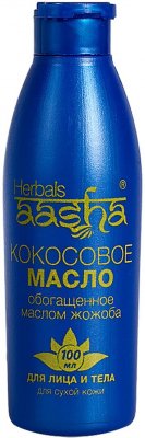 Купить ааша хербалс (aaasha herbals) кокосовое масло обогащенное маслом жожоба, 100мл в Семенове