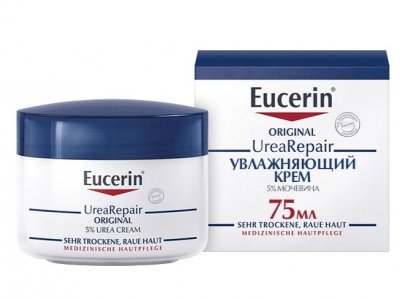Купить eucerin urearepair (эуцерин) крем для лица увлажняющий оригинал 75 мл в Семенове