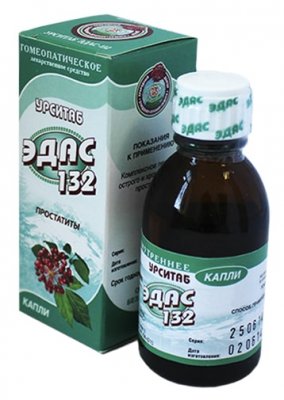 Купить эдас-132 урситаб (простатит), капли для приема внутрь гомеопатические, 25мл в Семенове