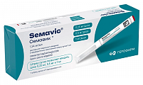 Купить семавик, раствор для подкожного введения 0,25/0,5/1 мг/доза, шприц-ручка 3мл в комплекте с иглами - 9шт в Семенове