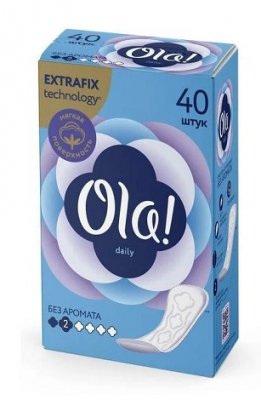 Купить ola! (ола) прокладки ежедневные daily, 40 шт в Семенове