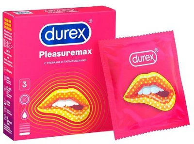 Купить durex (дюрекс) презервативы pleasuremax 3шт в Семенове