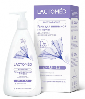 Купить lactomed (лактомед) гель для интимной гигиены деликатный уход, 200мл в Семенове