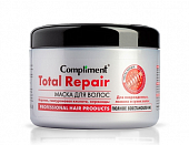 Купить compliment total repair (комплимент) маска для поврежденных волос с кератином гиалуроновой кислоты, 500мл в Семенове