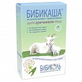 Купить бибиколь каша на козьем молоке гречневая с 4 месяцев, 200г в Семенове