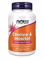 Купить now foods (нау фудс) холин+инозитол, капсулы 100 шт бад в Семенове