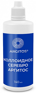 Аргитос, коллоидное серебро, жидкость 140мл БАД