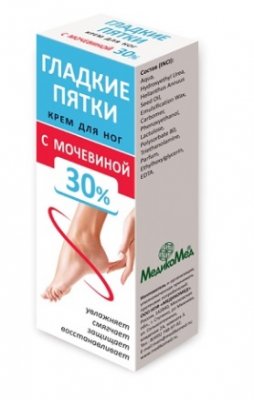 Купить гладкие пятки, крем для ног с 30% мочевиной, 75мл в Семенове