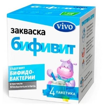 Купить vivo (виво) закваска бифивит, пакетики 5 шт в Семенове