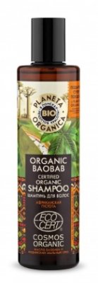Купить планета органика (planeta organica) organic baobab шампунь для волос, 280мл в Семенове