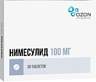 Купить нимесулид, таблетки 100мг, 30шт в Семенове