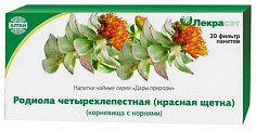 Купить родиолы четырехчленной (красная щетка) корни, фильтр-пакеты 20 шт бад в Семенове