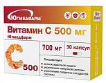 Купить витамин с 500мг югмедфарм, капсулы массой 700мг 30шт бад в Семенове