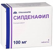 Купить силденафил, таблетки, покрытые пленочной оболочкой 100мг, 4 шт в Семенове