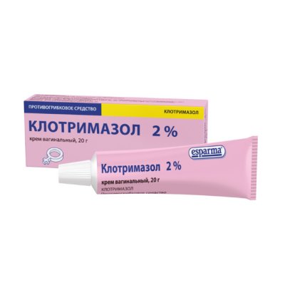 Купить клотримазол, крем вагинальный 2%, 20г в Семенове