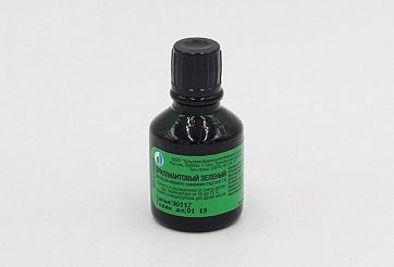 Бриллиантовый зеленый, раствор спиртовой 1% 10мл