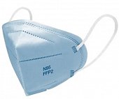 Купить респиратор детский 5-9лет фильтрующий одноразовый без клапана №95/ffp2, 1 шт голубой в Семенове