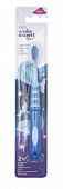 Купить smile expert (смайл эксперт) кидс зубная щетка для детей с присоской 2450 с 2 лет, мягкая, цвет голубой в Семенове