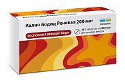 Купить калия йодид реневал, таблетки 200мкг, 112 шт в Семенове