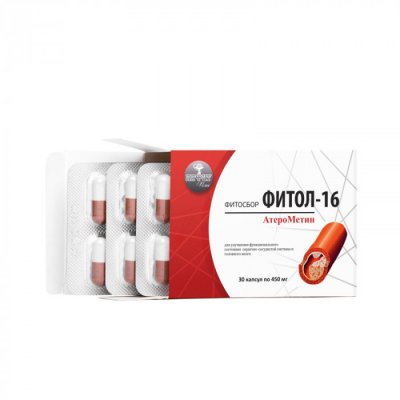 Купить фитол-16 фитосбор атерометин, капсулы 450 мг, 30 шт бад в Семенове