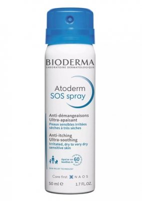 Купить bioderma atoderm sos (биодерма атодерм) спрей для лица и тела 50мл в Семенове