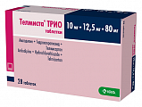 Купить телмиста трио, таблетки 10мг+12.5мг+80мг 28шт в Семенове